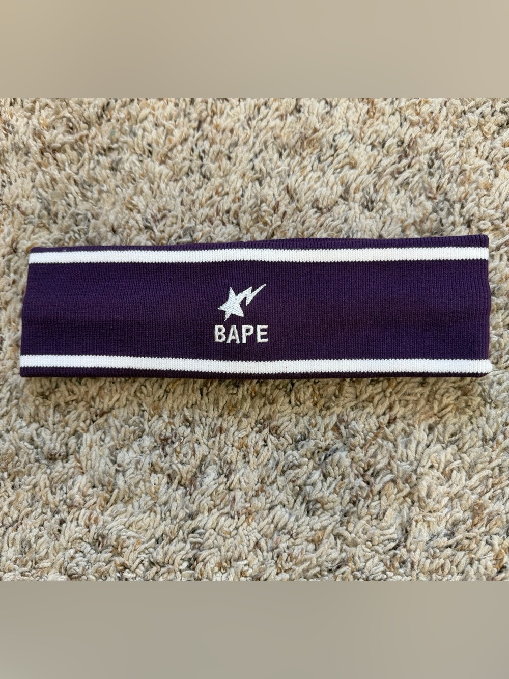 A Bathing Ape Bapesta Knit Headband (OS)